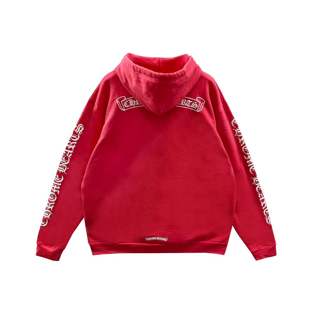 Chrome Hearts Online Exclusive Scroll Label Pullover Hoodie - SHENGLI ROAD MARKET