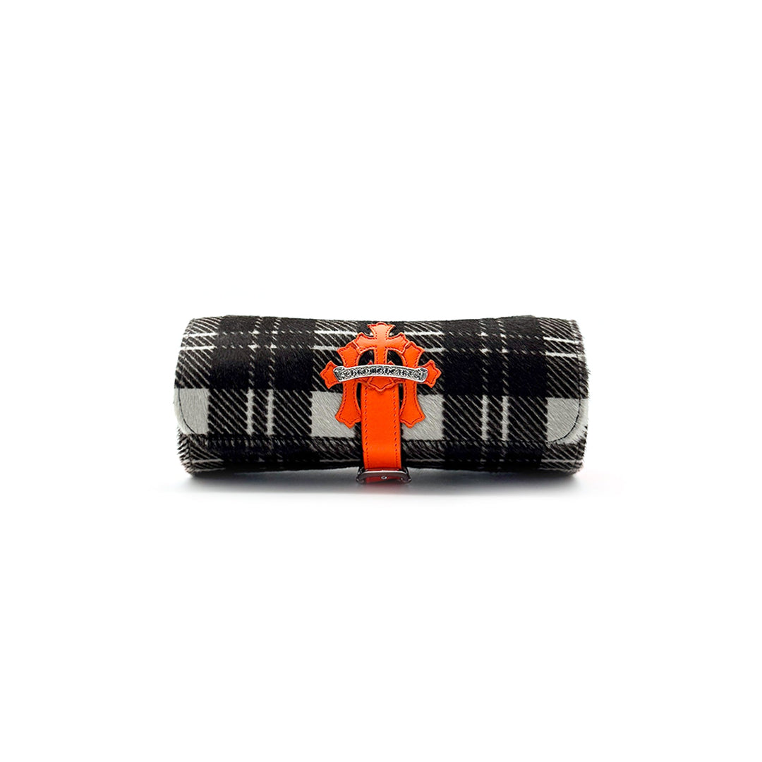 Chrome Hearts Orange Zebra Stripe Cross Jewelry Roll - SHENGLI ROAD MARKET