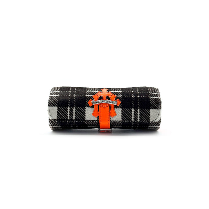 Chrome Hearts Orange Zebra Stripe Cross Jewelry Roll - SHENGLI ROAD MARKET