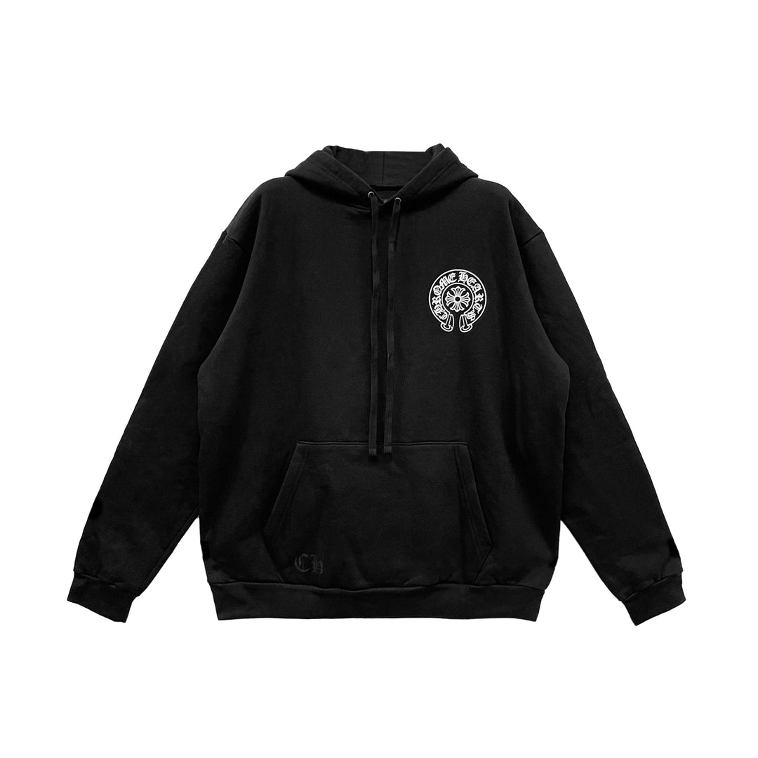 Chrome Hearts Osaka Exclusive Horseshoe Logo Pullover Hoodie - SHENGLI ROAD MARKET