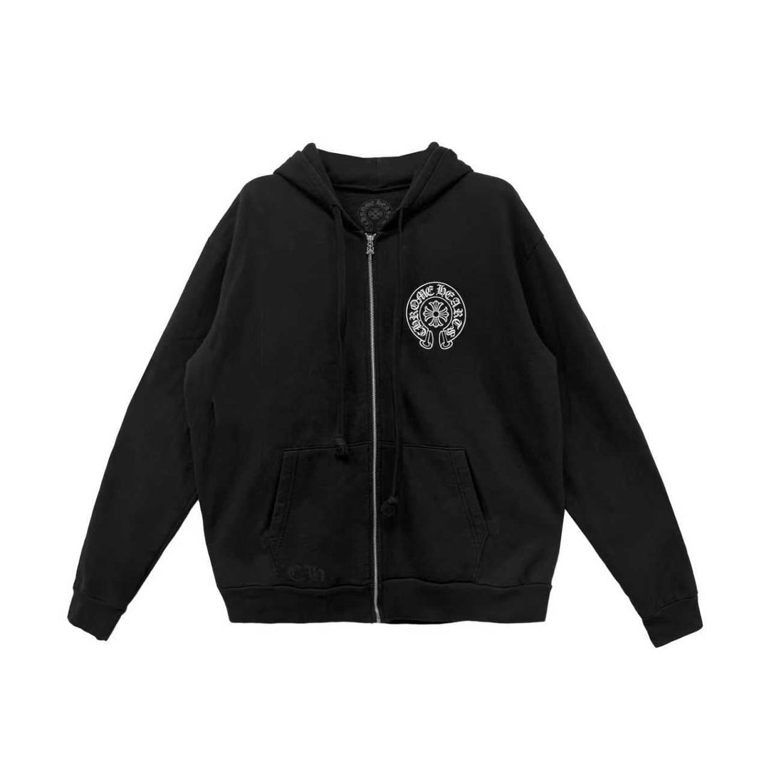 Chrome Hearts Osaka Exclusive Horseshoe Zip Up Hoodie - SHENGLI ROAD MARKET