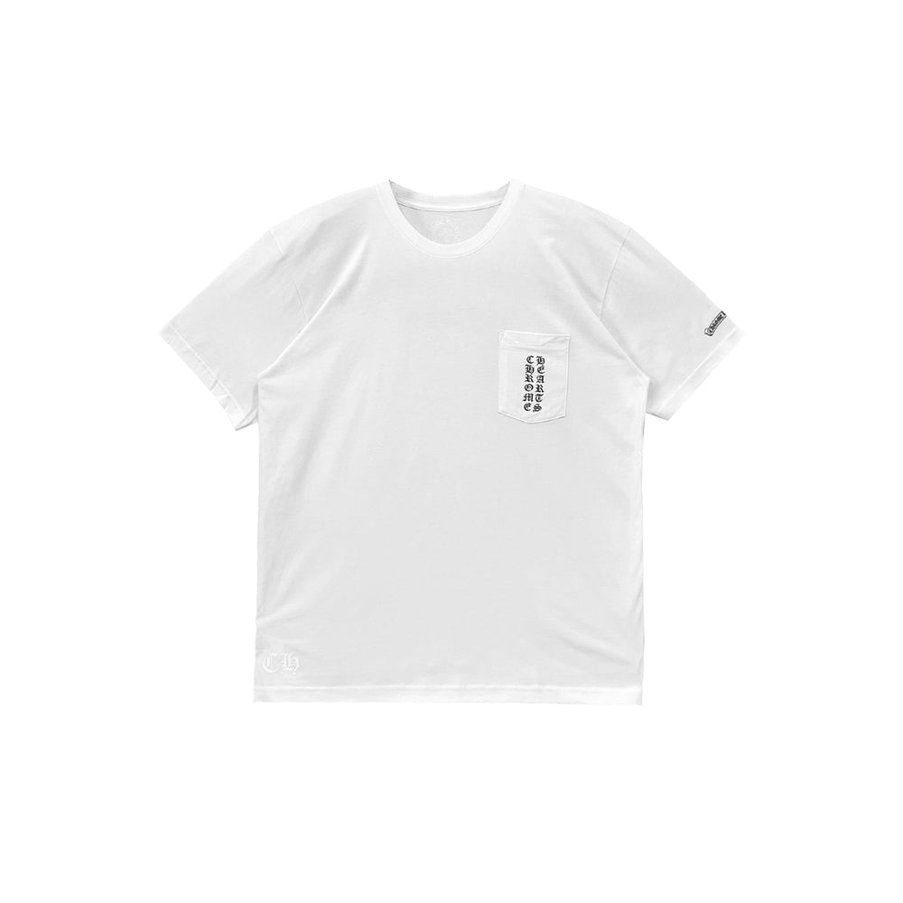 Chrome Hearts OSAKA Exclusive Scroll Label White Short Sleeve T-Shirt Tee - SHENGLI ROAD MARKET
