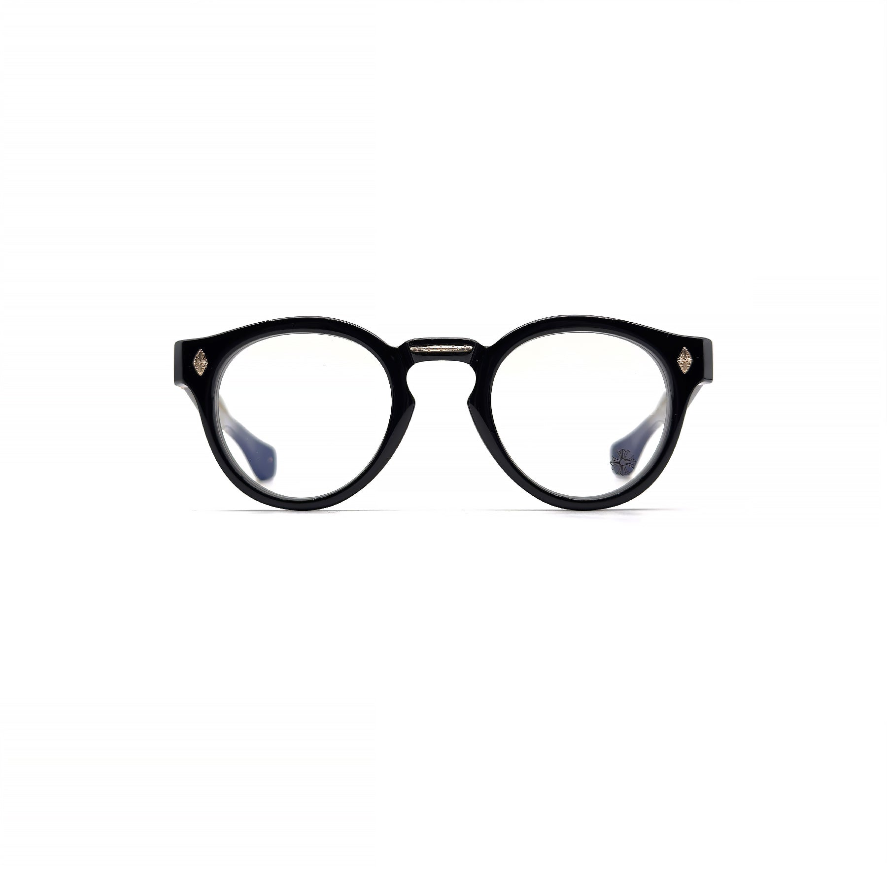 クロムハーツ PETER ARNELL Chrome Hearts PETER ARNELL BK/GP Glasses Frame - SRM – SHENGLI