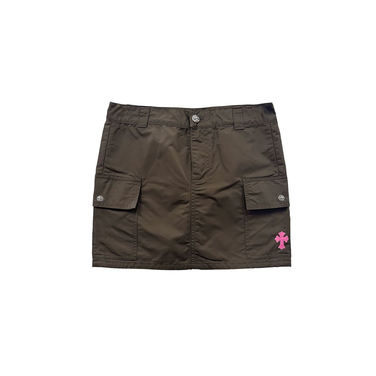Chrome Hearts Pink Cross Nylon Brown Utility Skirt - SHENGLI ROAD MARKET
