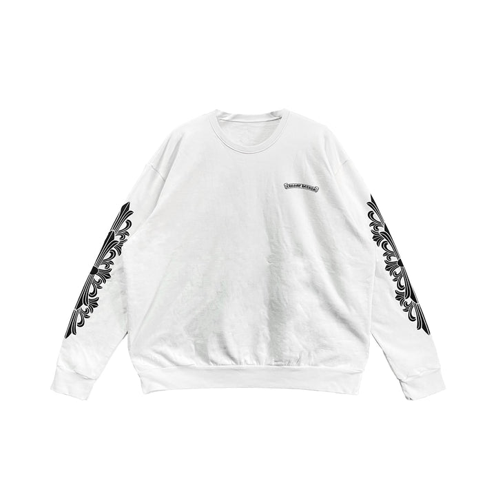 Chrome Hearts Pink Dagger Script Logo Sweatshirt - SHENGLI ROAD MARKET