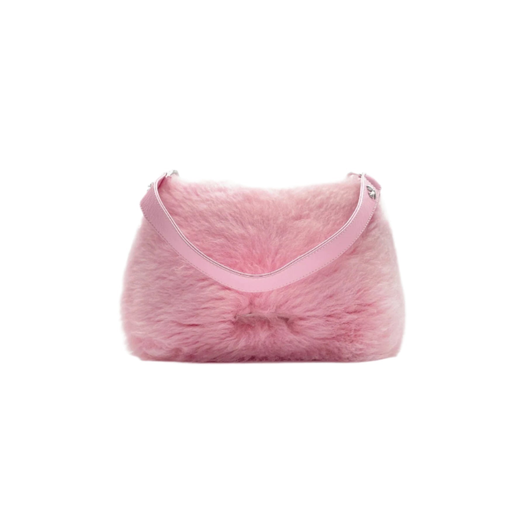 Chrome Hearts Pink Fur Silver Dagger Nugget Bag - SRM – SHENGLI