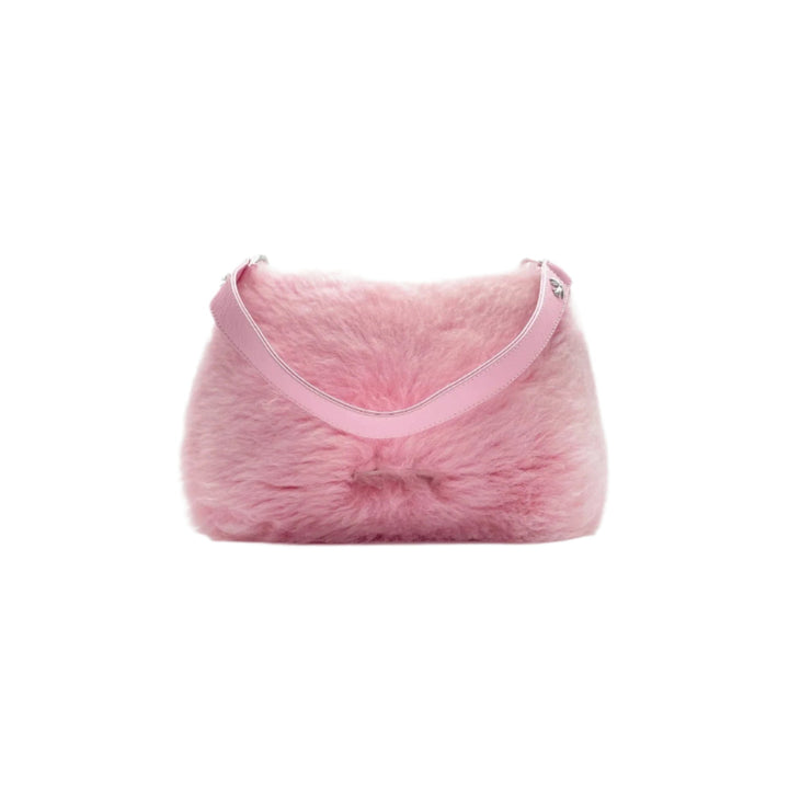 Chrome Hearts Pink Fur Silver Dagger Nugget Bag - SHENGLI ROAD MARKET