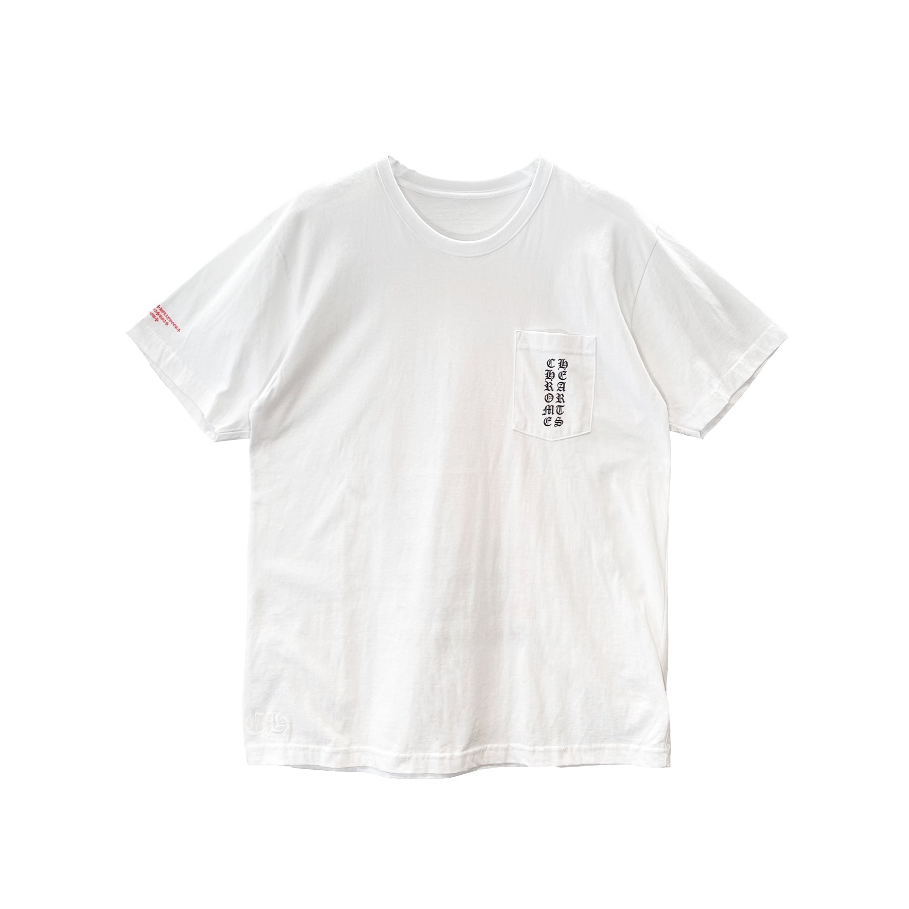 Chrome Hearts Pink Script Logo Short Sleeve T-shirt - SRM