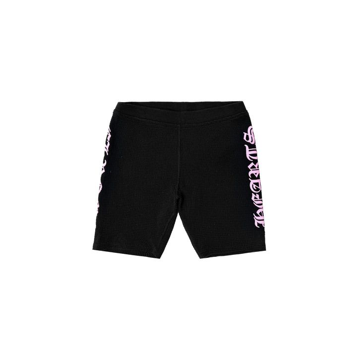 Chrome Hearts Pink Script Logo Waffle Thermal Bike Shorts - SHENGLI ROAD MARKET