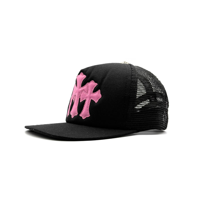 Chrome Hearts Pink Triple Cross Patch Tracker Cap - SHENGLI ROAD MARKET
