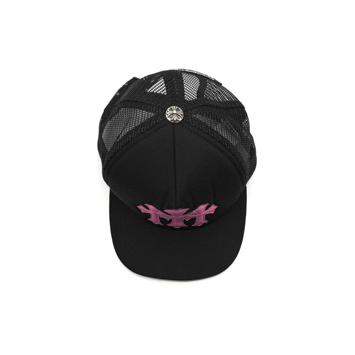 Chrome Hearts Pink Triple Cross Patch Tracker Cap - SHENGLI ROAD MARKET