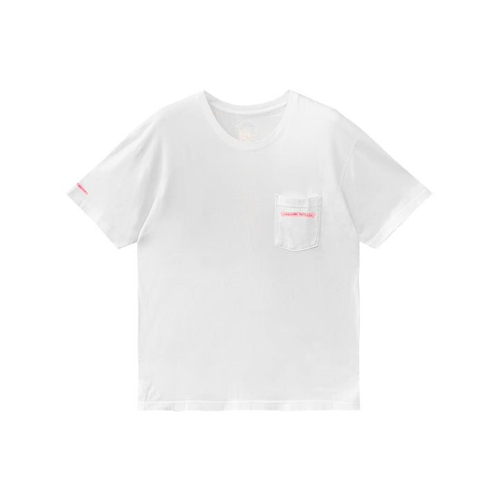 Chrome Hearts Pink Vertical Short Sleeve Tee - SHENGLI ROAD MARKET