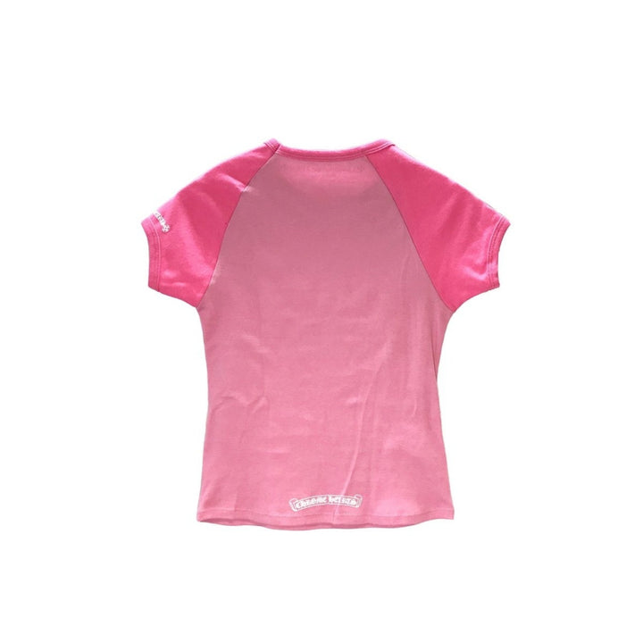 Chrome Hearts Pink Vine Logo Cropped Babyshirt Tee - SHENGLI ROAD MARKET