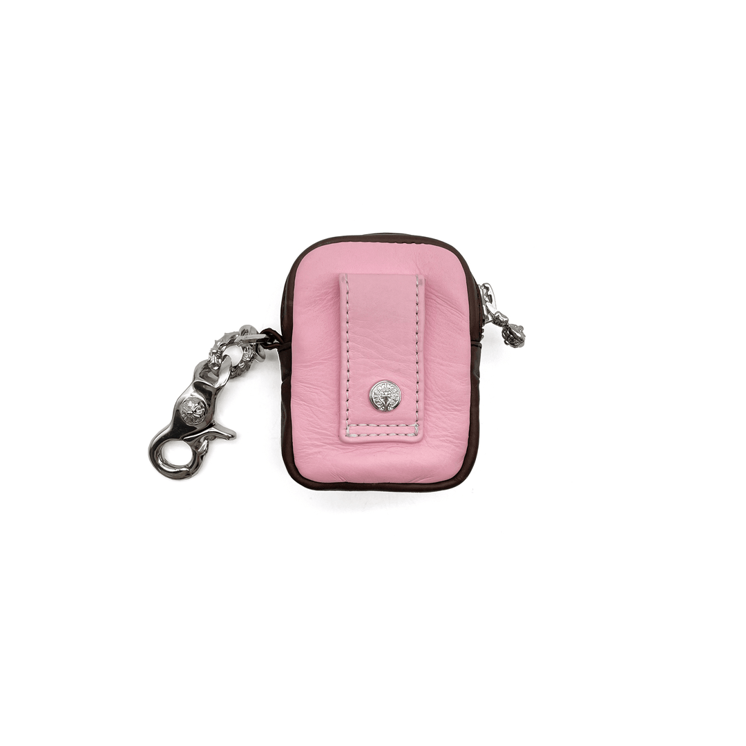 Chrome Hearts Pink&Brown CH Plus Airpods Micro Taka Wallet - SHENGLI ROAD MARKET