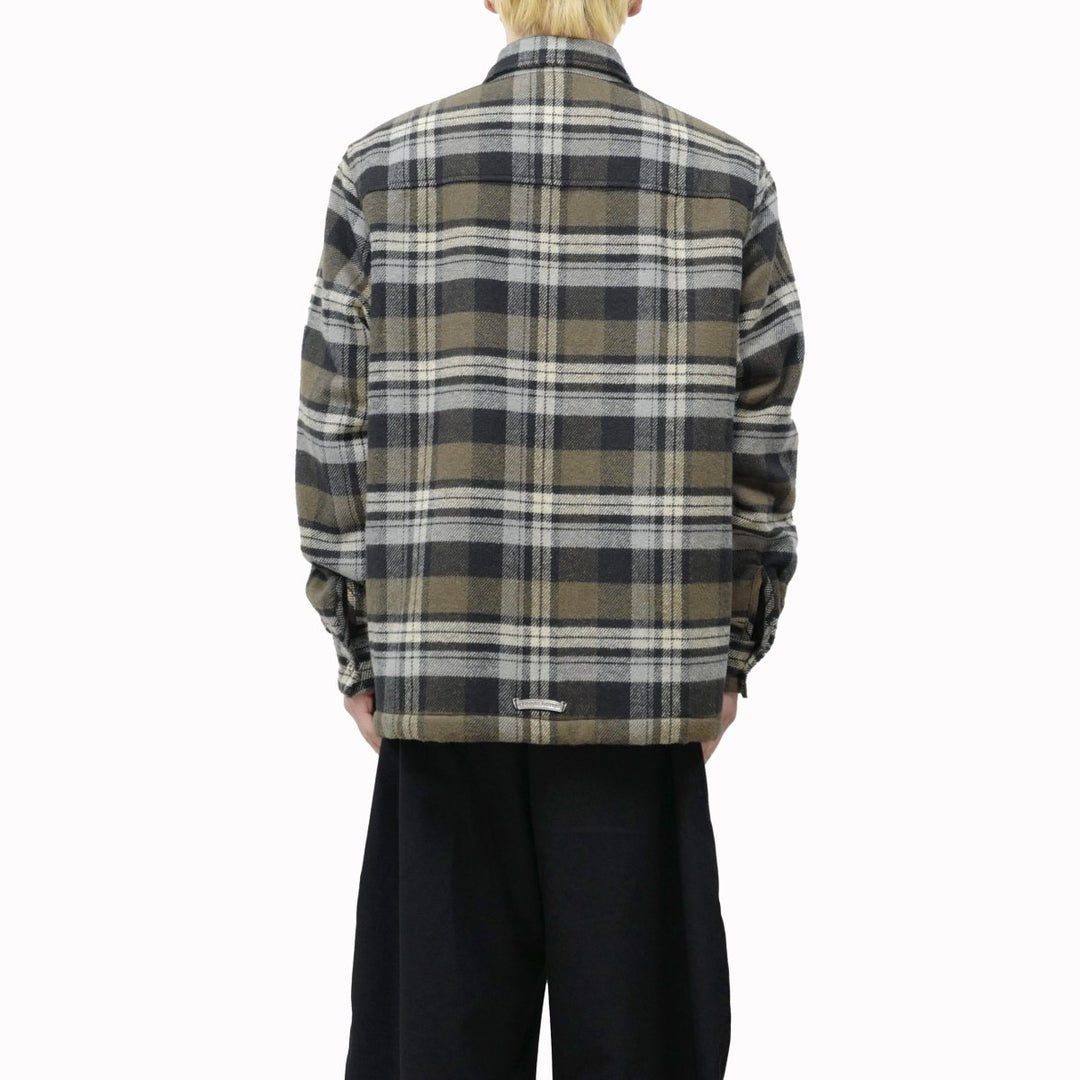 Chrome Hearts Plaid Work Dog Flannel Shirt Jacket - SHENGLI ROAD MARKET