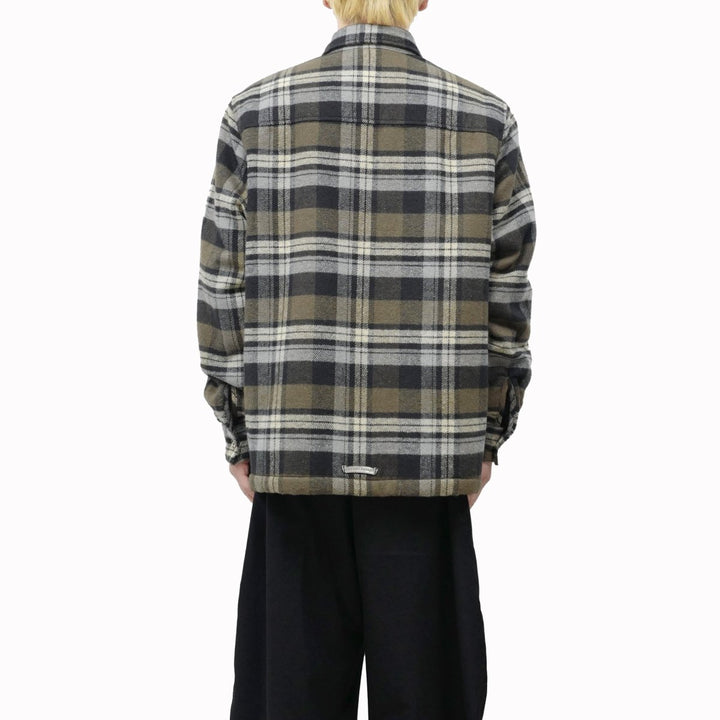 Chrome Hearts Plaid Work Dog Flannel Shirt Jacket - SHENGLI ROAD MARKET