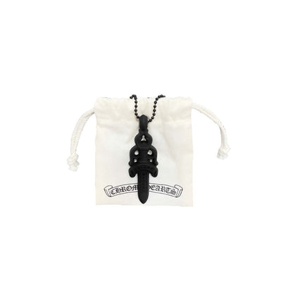 Chrome Hearts Plastic Black Dagger Pendant Necklace - SHENGLI ROAD MARKET