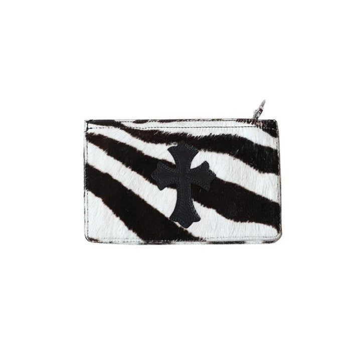 Chrome Hearts Pony Hair Cross Patch Card Holder - SHENGLI ROAD MARKET