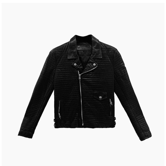Chrome Hearts Quilted Leather Jacket - SHENGLI ROAD MARKET