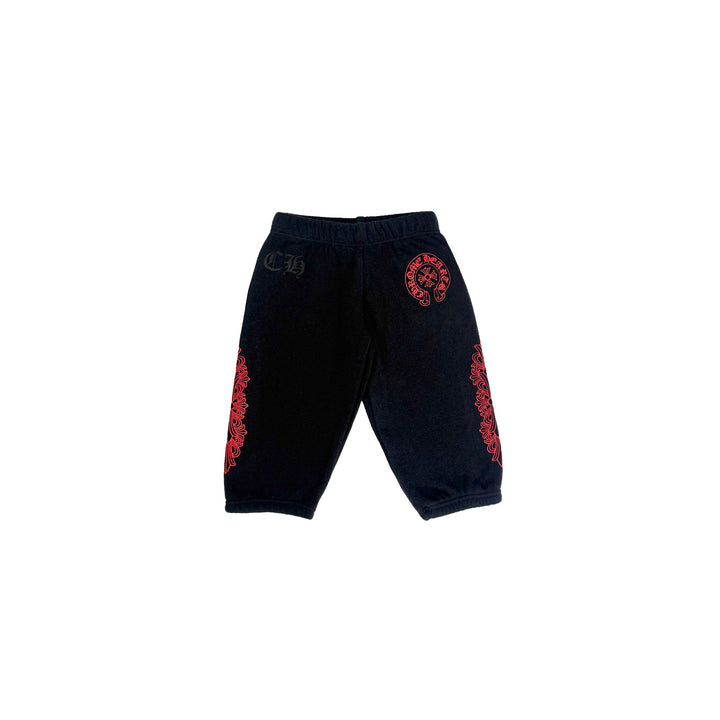 Chrome Hearts Red Horseshoe Cross Print Sweatpants For Kids - SHENGLI ROAD MARKET