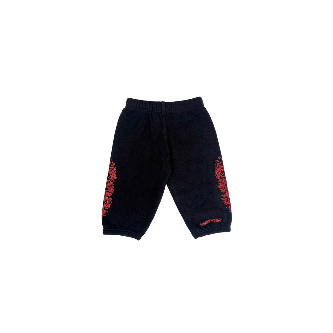 Chrome Hearts Red Horseshoe Cross Print Sweatpants For Kids - SHENGLI ROAD MARKET