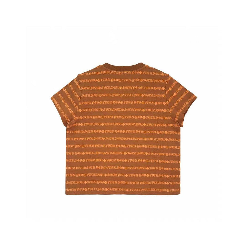 Chrome Hearts Red Lips Script Stripe Tee - SHENGLI ROAD MARKET