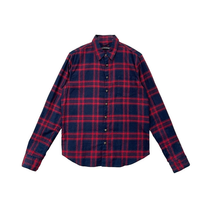 Chrome Hearts Red Striped Plaid Shirt - SHENGLI ROAD MARKET