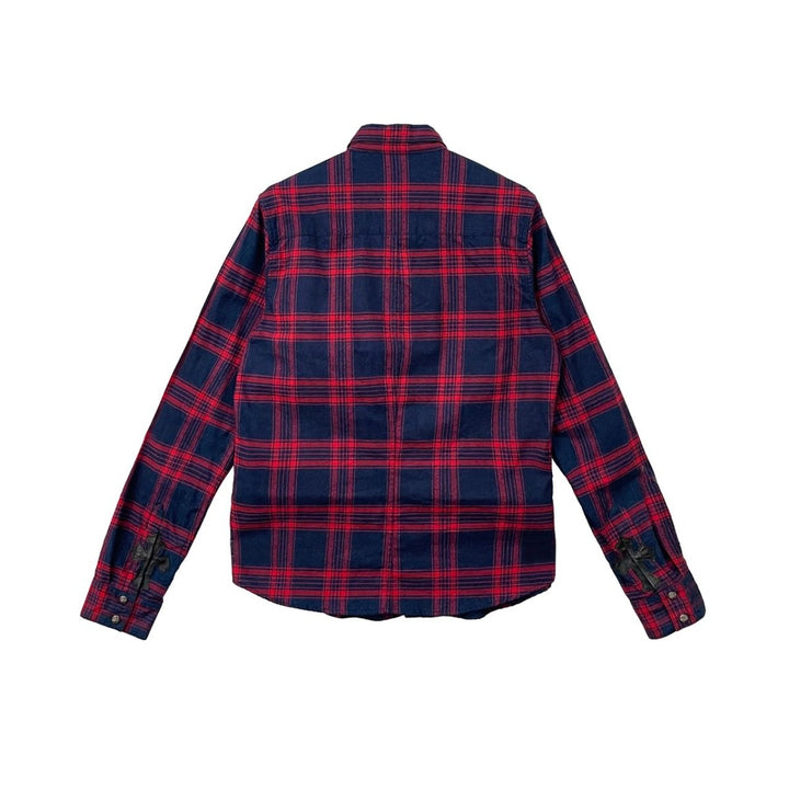 Chrome Hearts Red Striped Plaid Shirt - SHENGLI ROAD MARKET