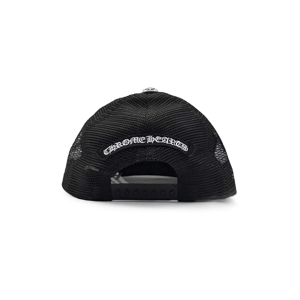 Chrome Hearts Red Triple Cross Patch Trucker Cap - SHENGLI ROAD MARKET