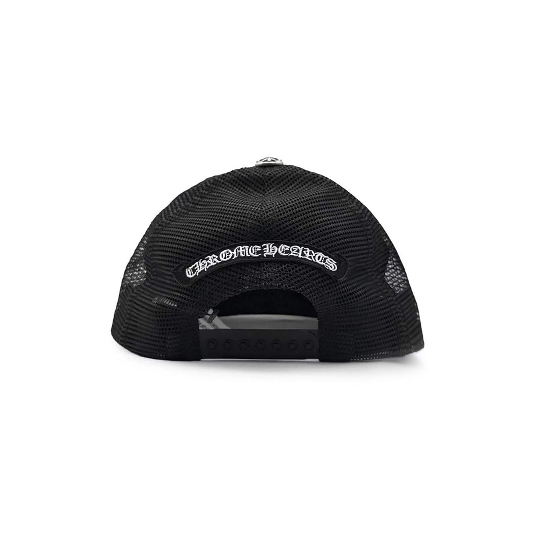 Chrome Hearts Red Triple Cross Patch Trucker Cap - SHENGLI ROAD MARKET