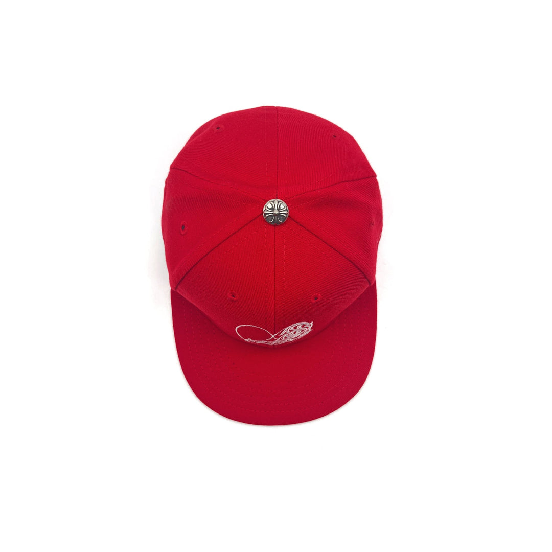 Chrome Hearts Red Vine Heart Embroidered Cap - SHENGLI ROAD MARKET