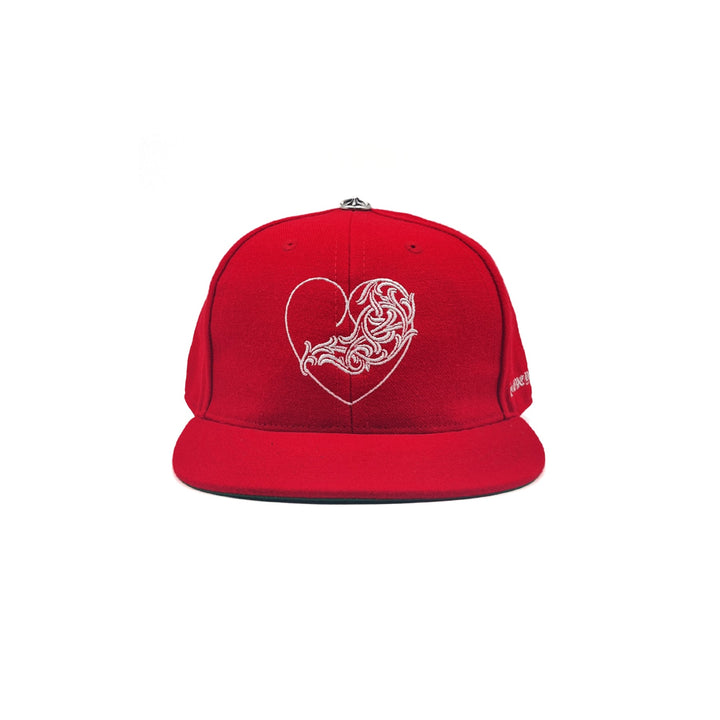 Chrome Hearts Red Vine Heart Embroidered Cap - SHENGLI ROAD MARKET