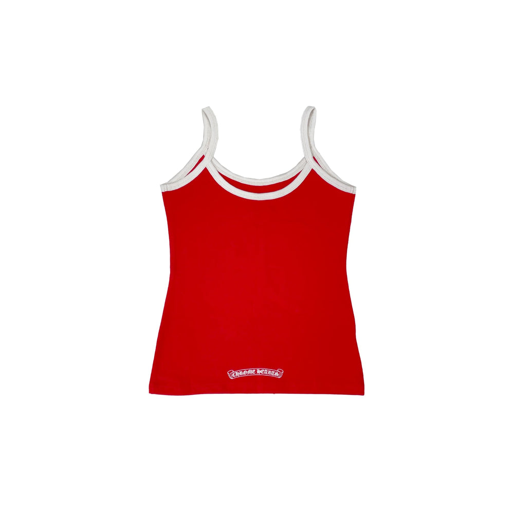Chrome Hearts Red&White Horseshoe Logo Tank top - SHENGLI ROAD MARKET