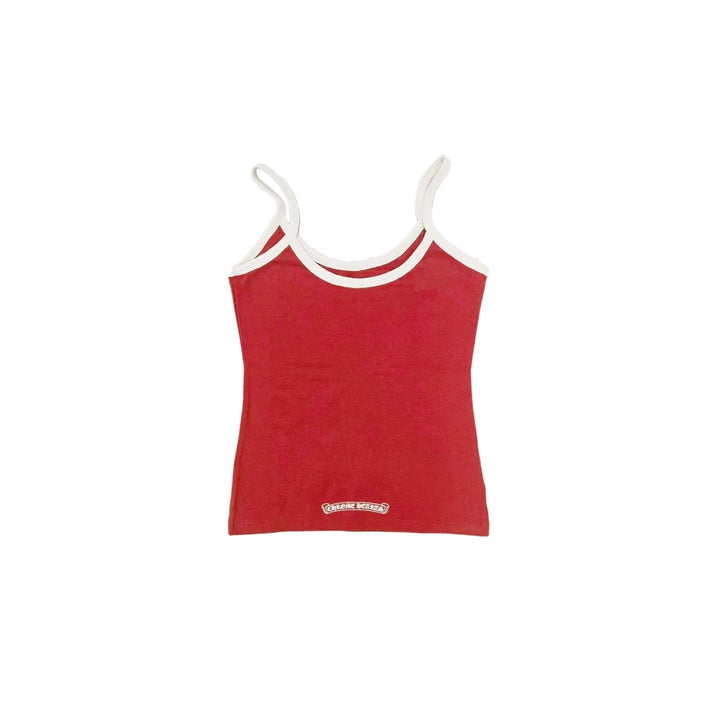 Chrome Hearts Red＆White Horseshoe Logo Tank top - SHENGLI ROAD MARKET