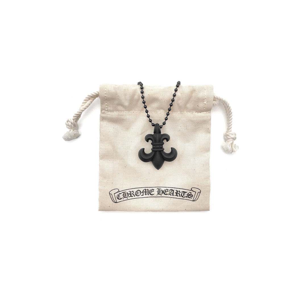 Chrome Hearts Resin BS Fleur Pendant Ball Chain Necklace - SHENGLI ROAD MARKET