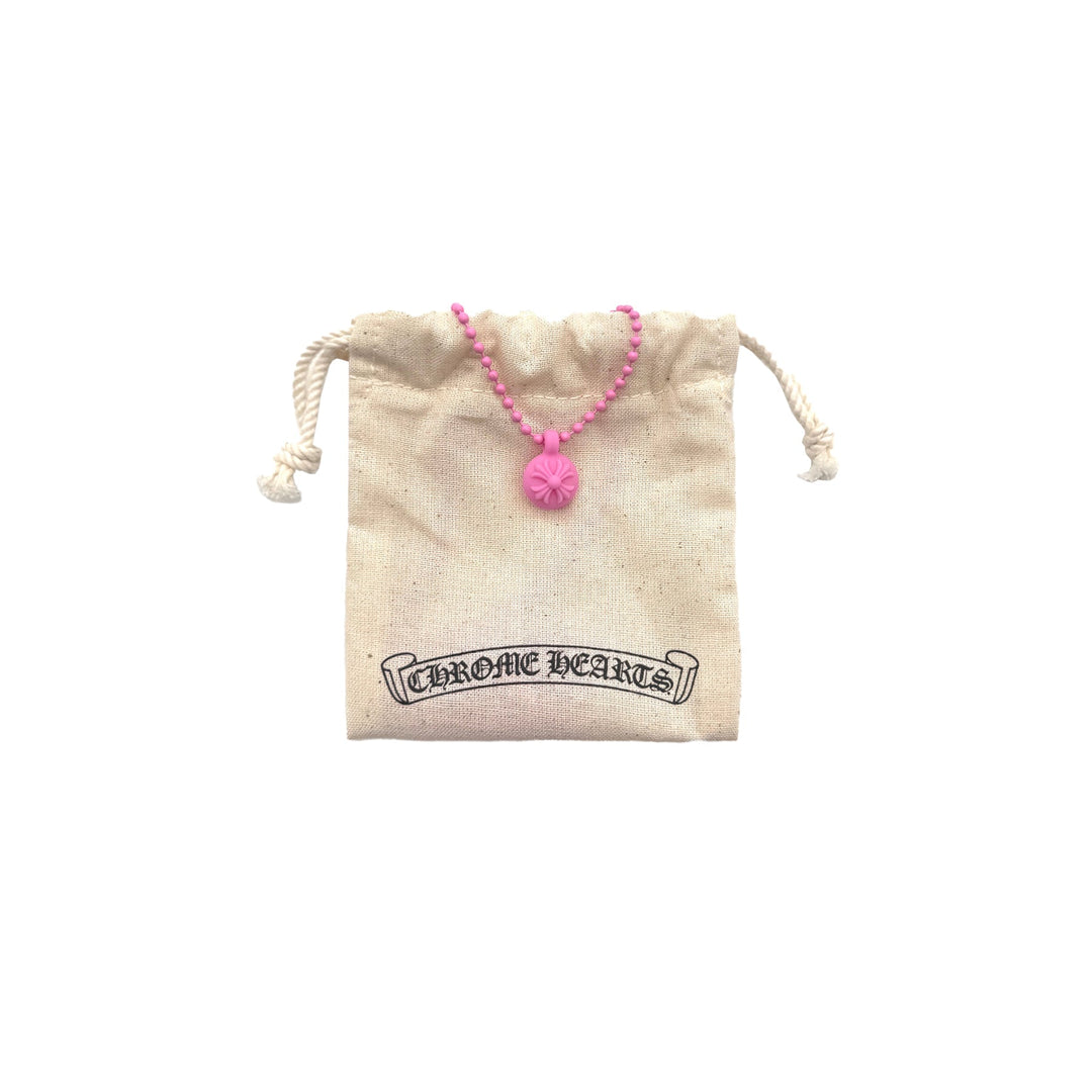 Chrome Hearts Resin Cross Pendant Ball Chain Necklace - SHENGLI ROAD MARKET