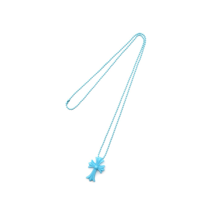 Chrome Hearts Resin Cross Pendant Ball Chain Necklace - SHENGLI ROAD MARKET
