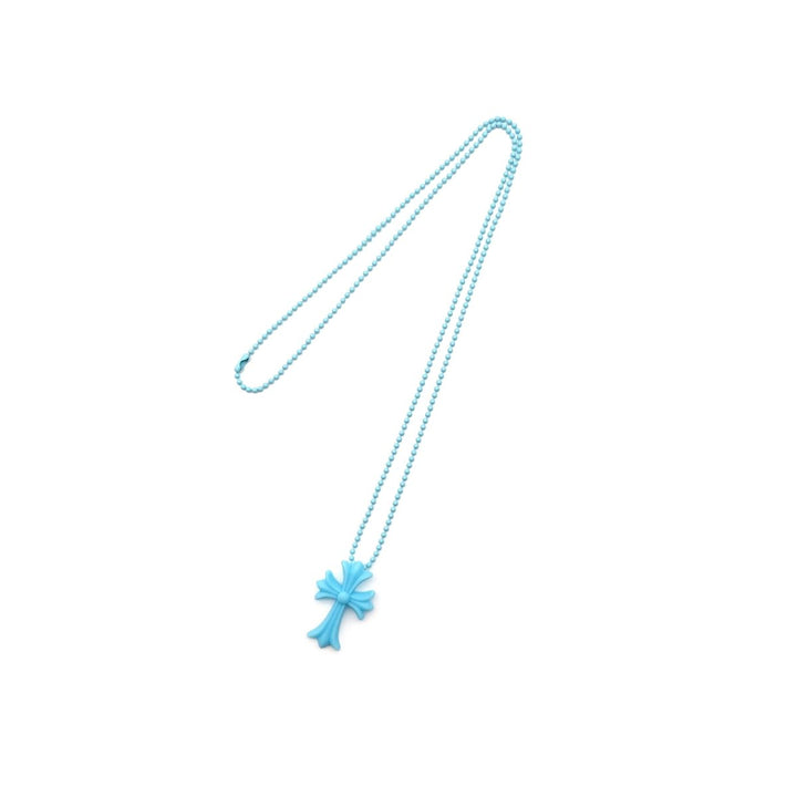 Chrome Hearts Resin Cross Pendant Ball Chain Necklace - SHENGLI ROAD MARKET