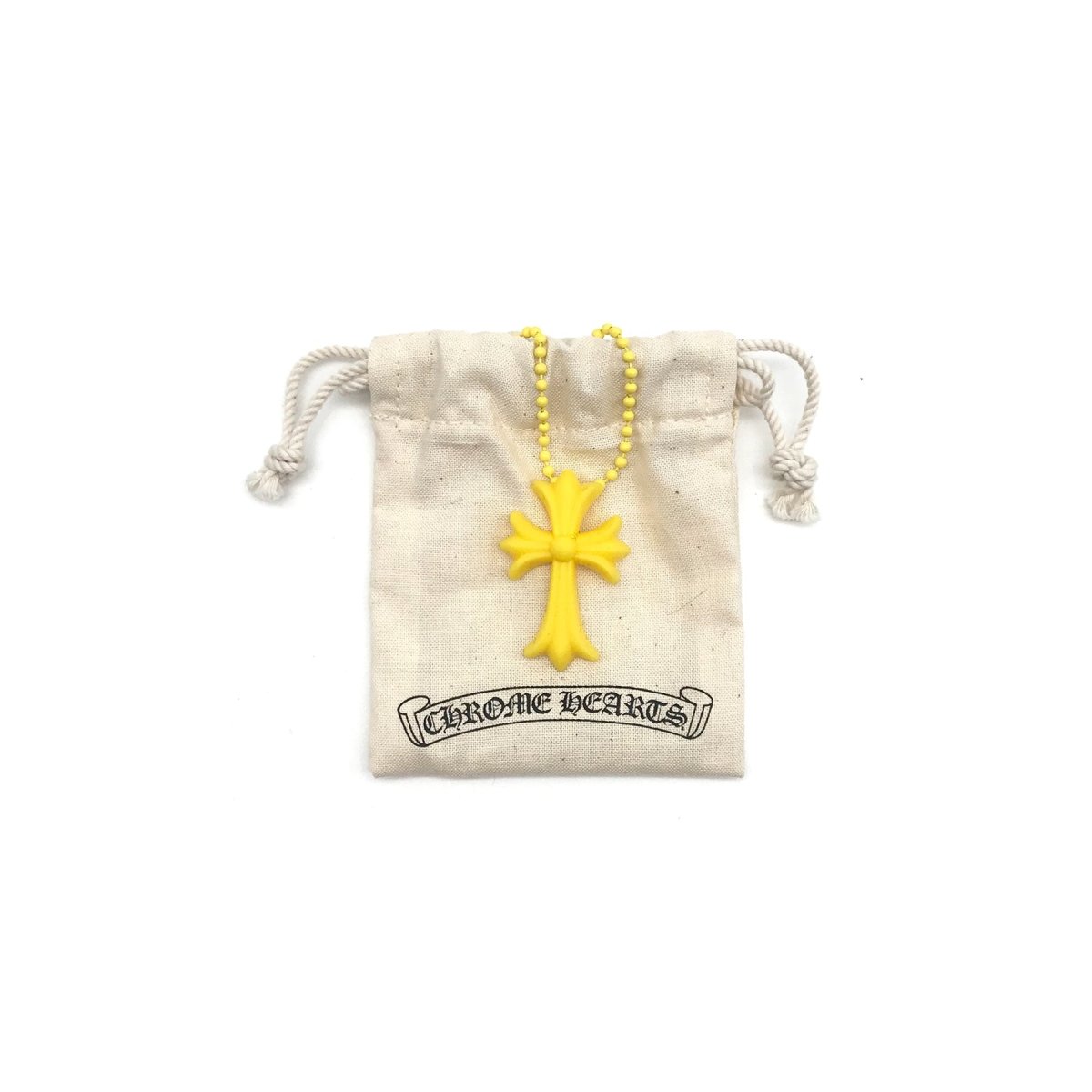 Chrome Hearts Resin Cross Pendant Ball Chain Necklace - SHENGLI ROAD MARKET