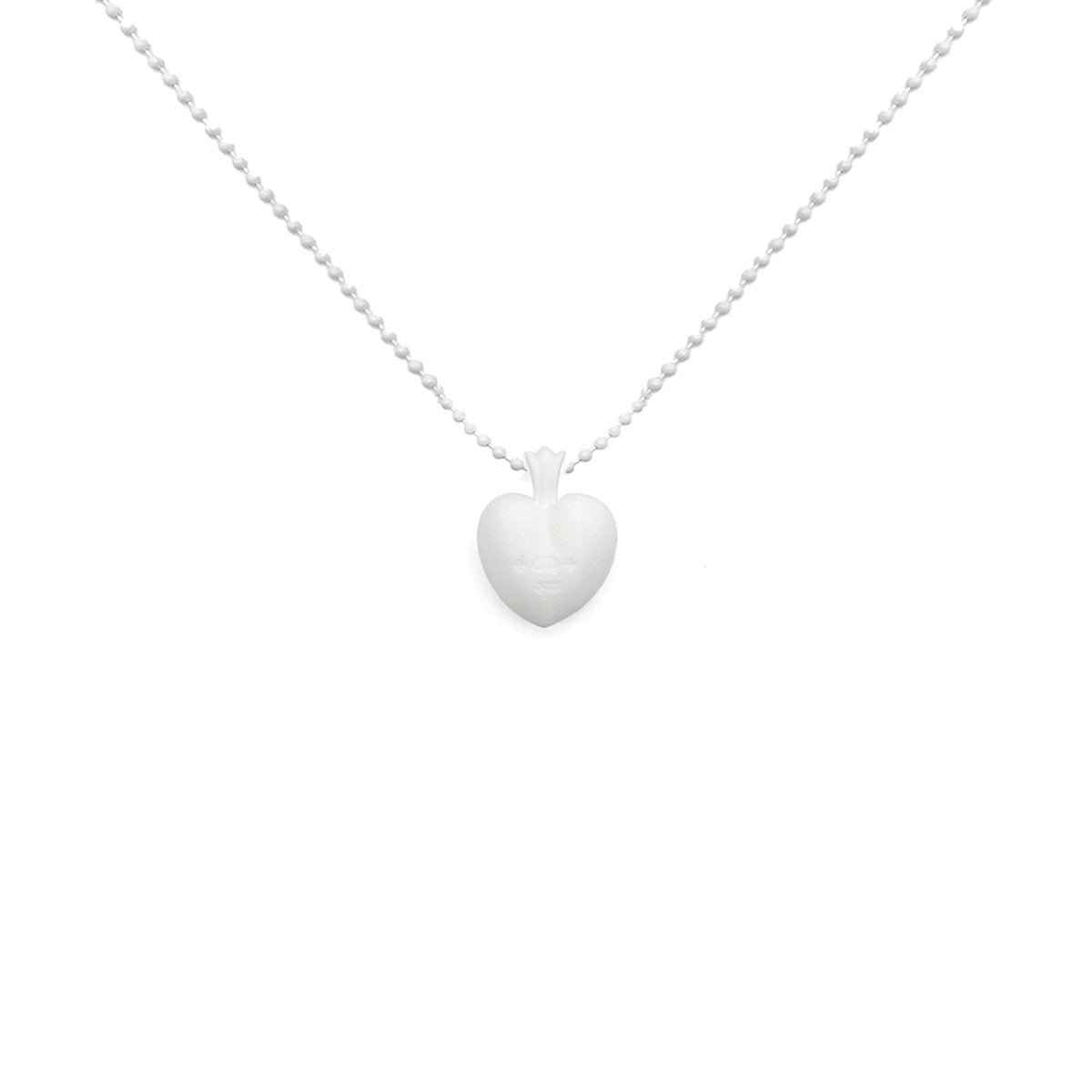 Chrome Hearts Resin Heart Pendant Ball Chain Necklace - SHENGLI ROAD MARKET