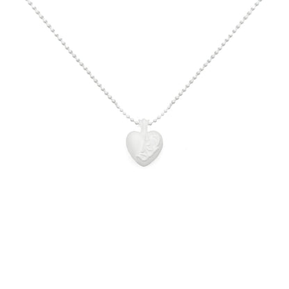 Chrome Hearts Resin Heart Pendant Ball Chain Necklace - SHENGLI ROAD MARKET