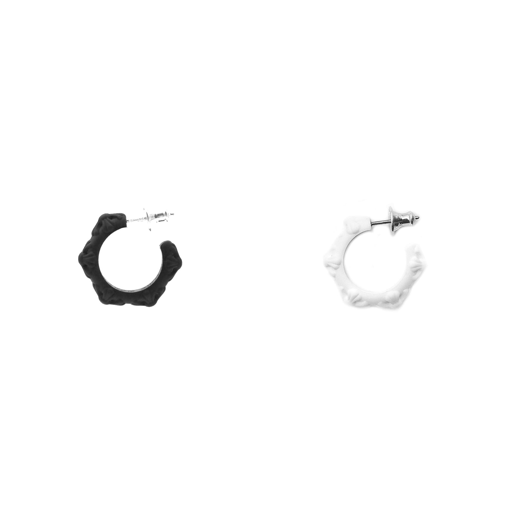 CHROME HEARTS/SBT クロスバンド フープ 【1ear】 Chrome Hearts White Resin SBT Cross Earring Hoop - SRM – SHENGLI