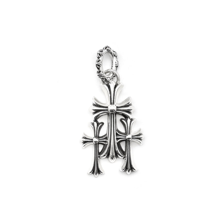 Chrome Hearts Ring Bail Triple Cross Large Pendant - SHENGLI ROAD MARKET