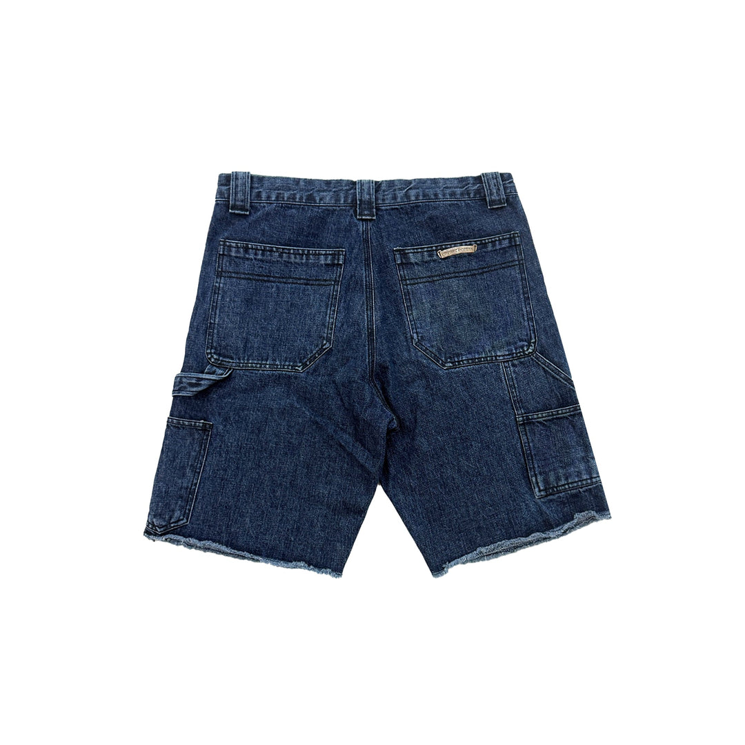 Chrome Hearts Rivet Double Knee Denim Carpenter Shorts - SHENGLI ROAD MARKET