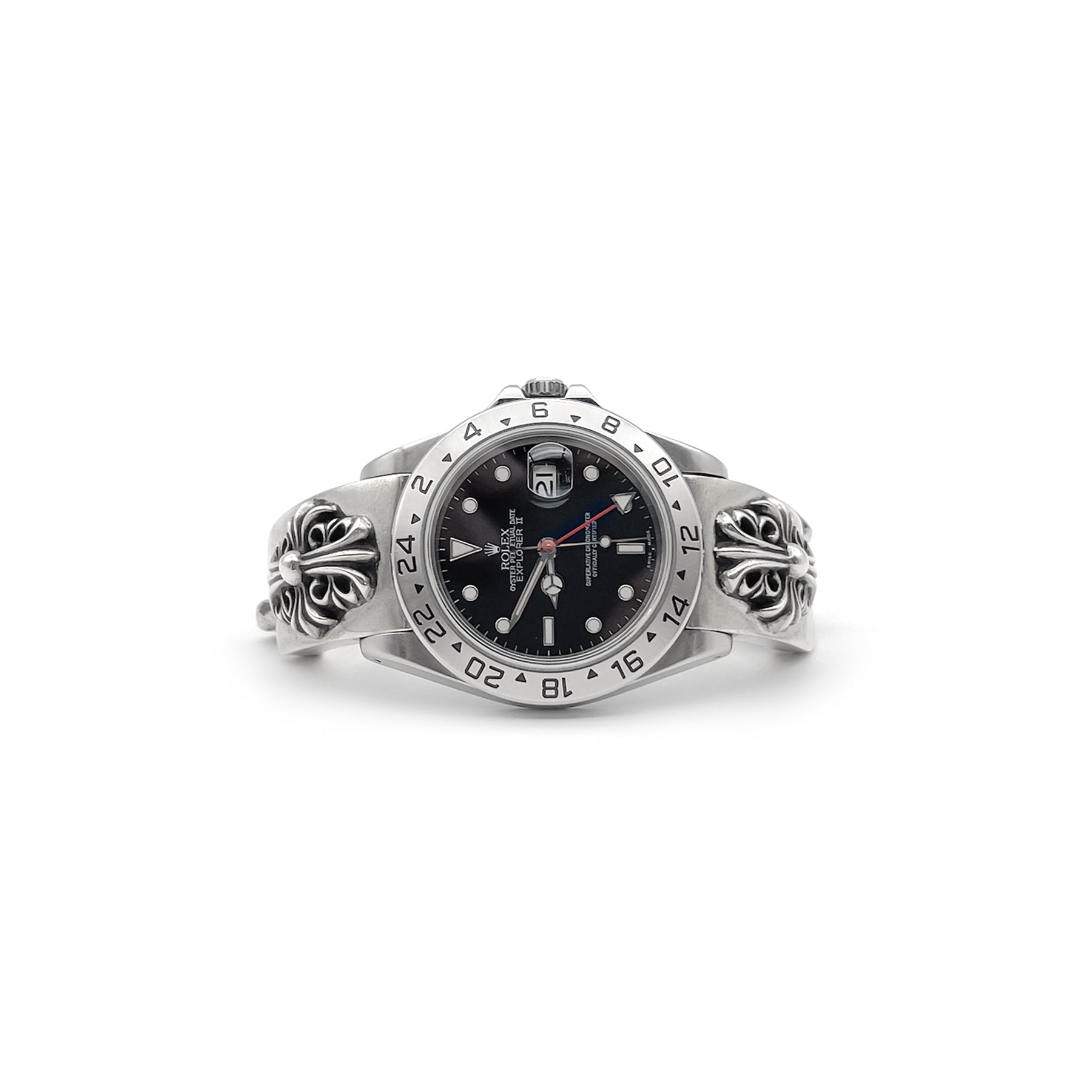 Chrome Hearts Rolex Black Dial Explorer II Lobster Clasp Keeper