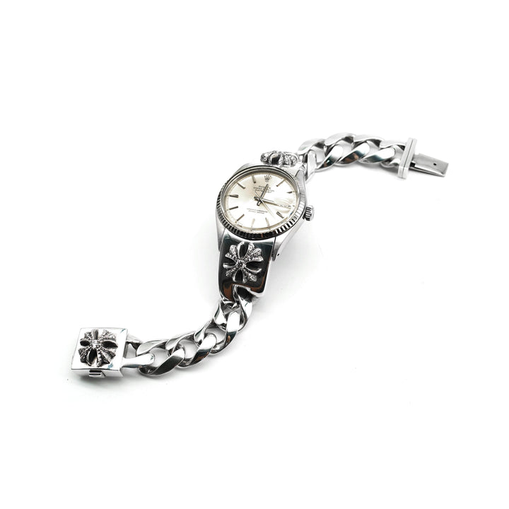 Chrome Hearts Rolex Dial Classic Link Watch Strap - SHENGLI ROAD MARKET