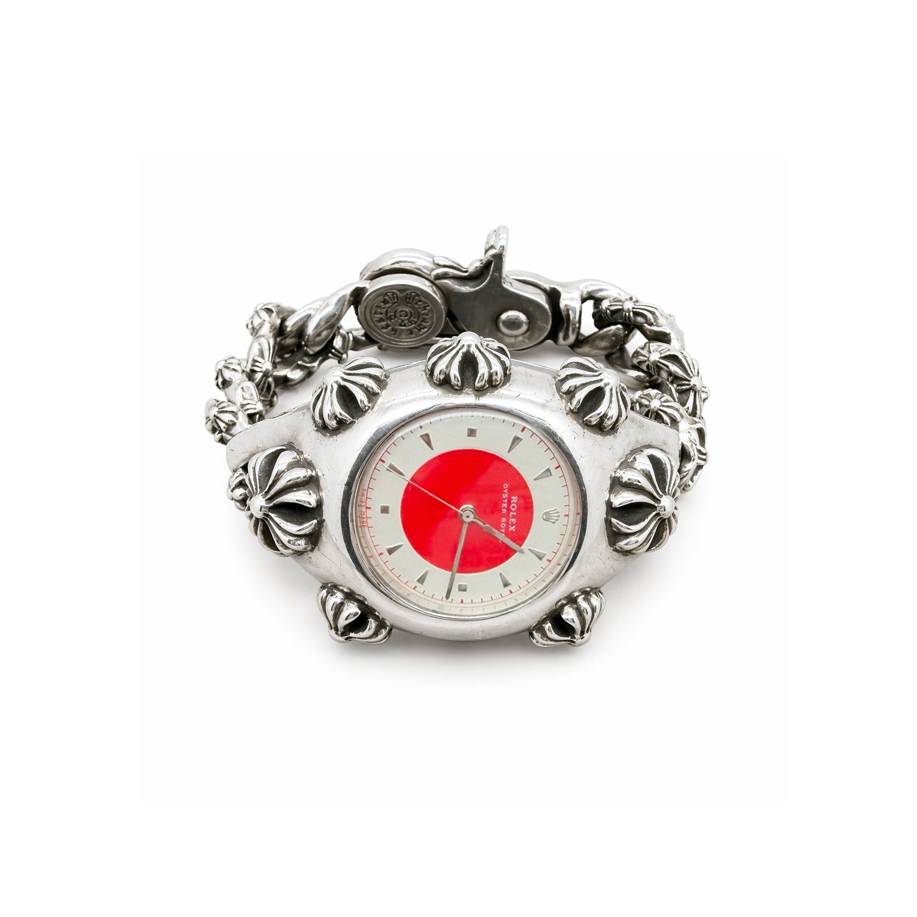 Chrome Hearts Rolex Red Dial Full Cross Lobster Clasp Watch Strap