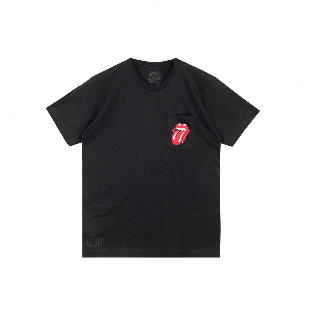 Chrome Hearts Rolling Stone Short Sleeve T-Shirt Tee - SHENGLI ROAD MARKET