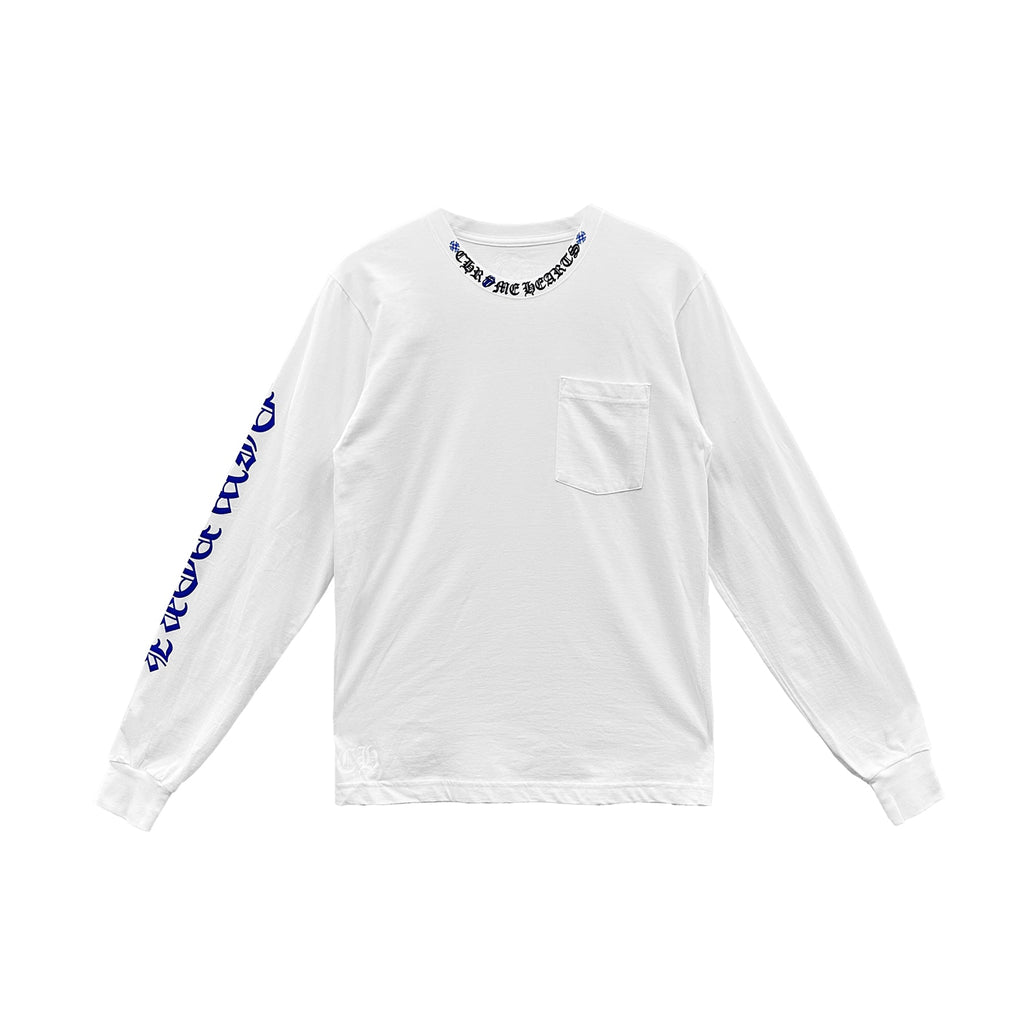 Chrome Hearts Rolling Stones Blue Tongue Long Sleeve Tee – SHENGLI