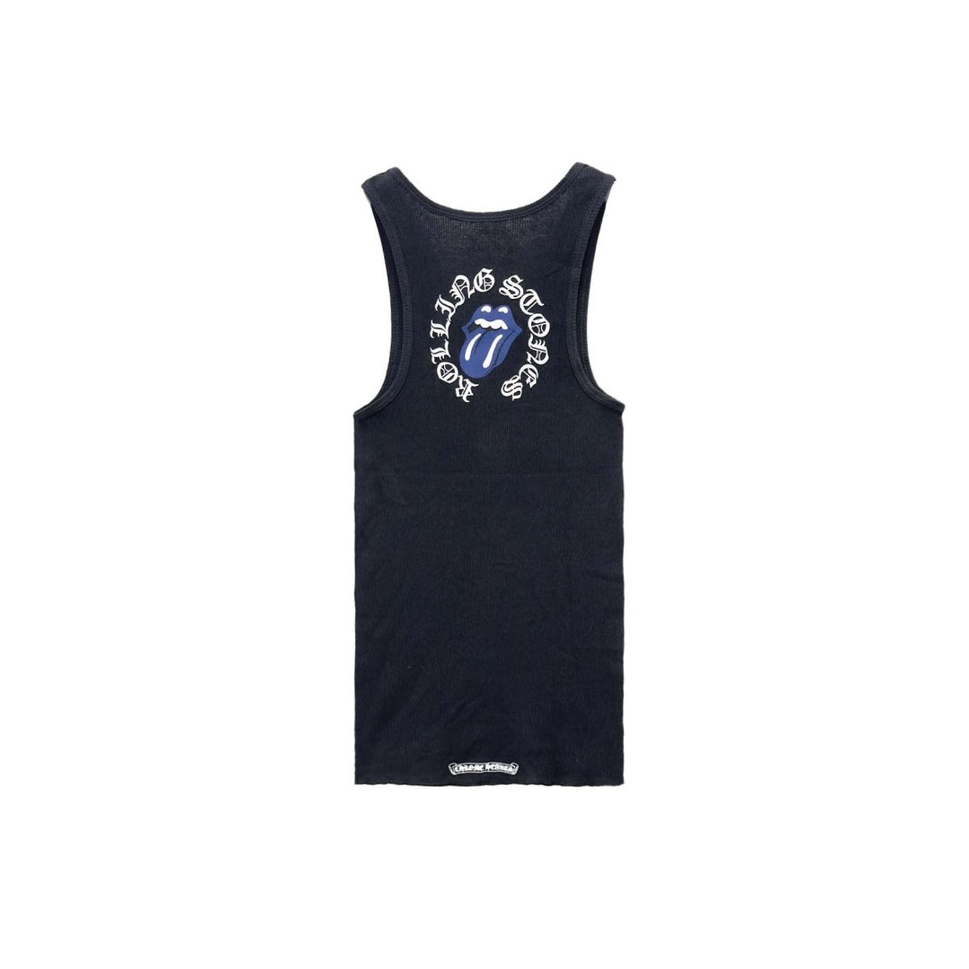 Chrome Hearts Rolling Stones Exclusive Tongue Runic Tank Top - SHENGLI ROAD MARKET